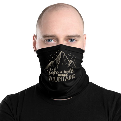 Default Title Take a Walk to the Mountains Face Mask & Neck Gaiter by Design Express