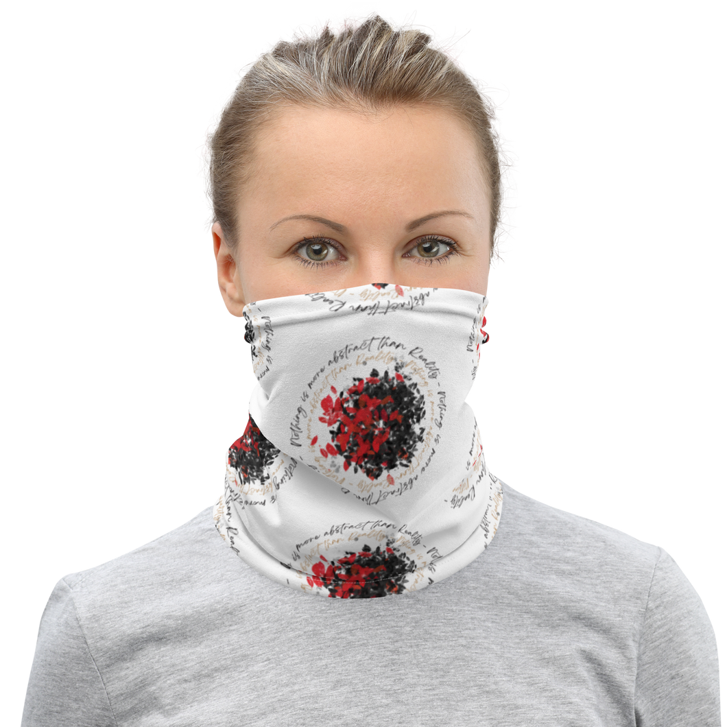 Default Title Nothing is more abstarct than reality Circle Face Mask & Neck Gaiter by Design Express