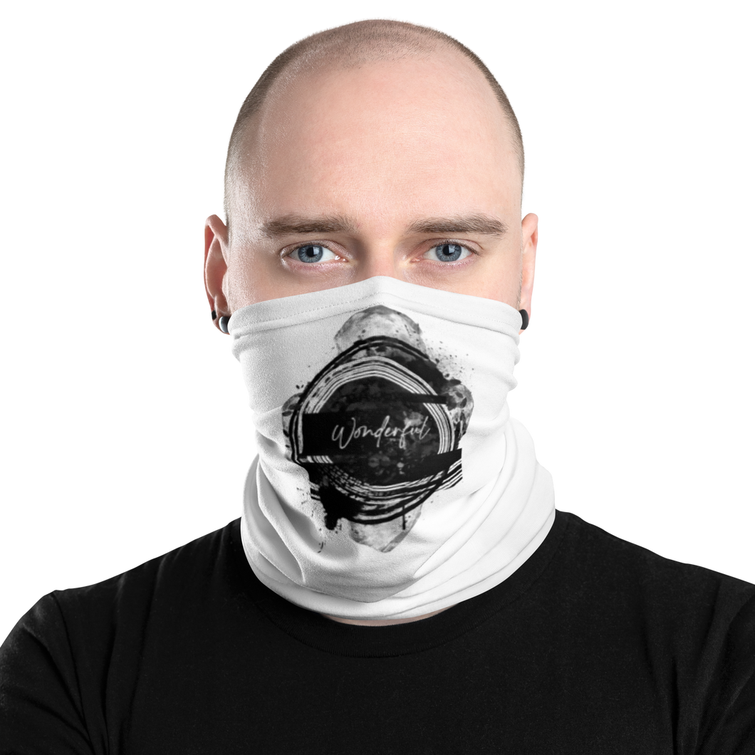 Default Title Wonderful Illustration Series Face Mask & Neck Gaiter by Design Express