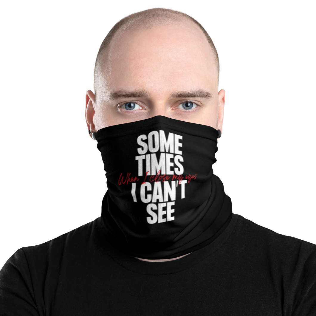 Default Title Sometimes I can't See Face Mask & Neck Gaiter by Design Express