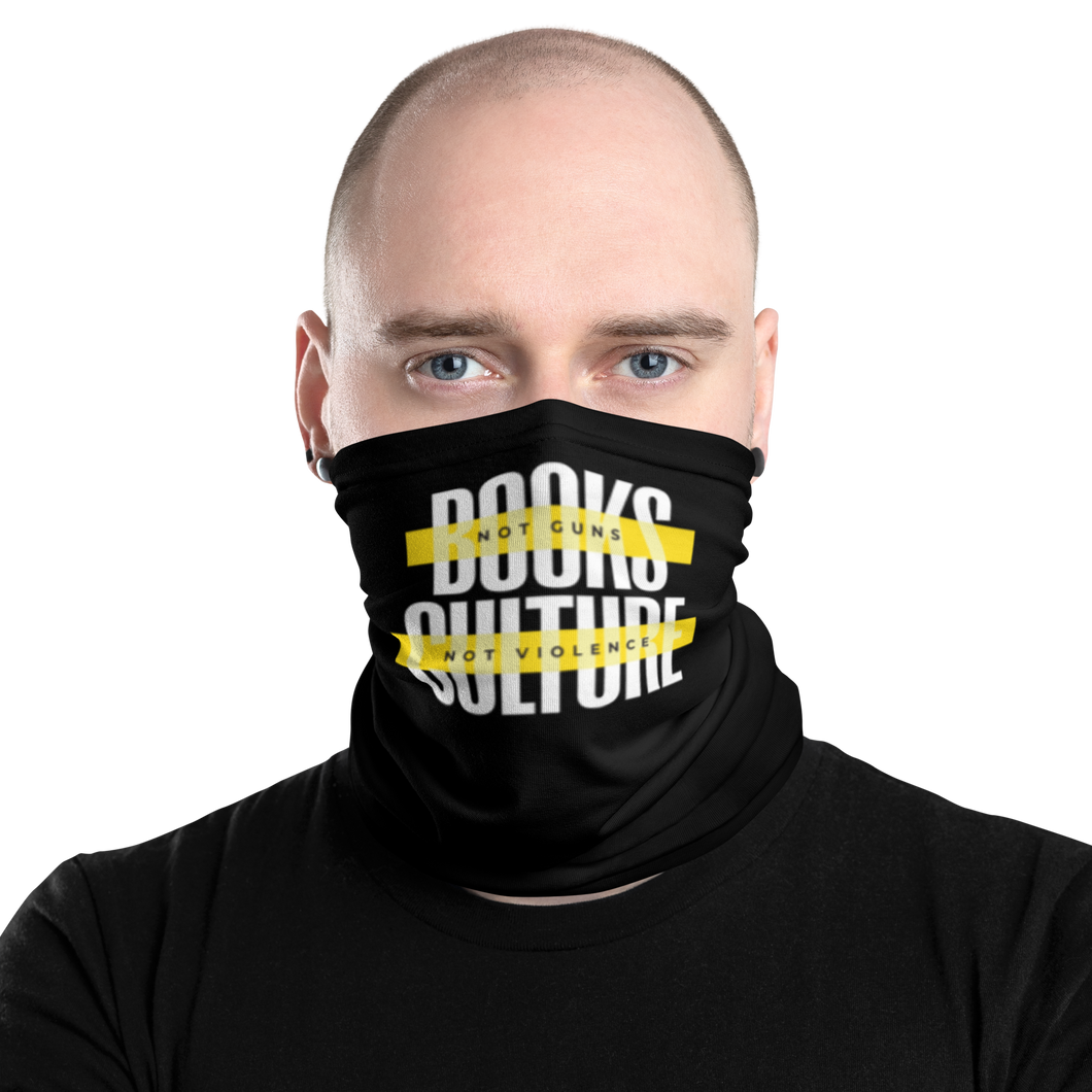 Default Title Books not Guns, Culture not Violence Face Mask & Neck Gaiter by Design Express