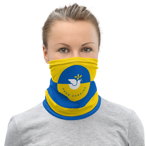 Default Title Save Ukraine Face Mask & Neck Gaiter by Design Express