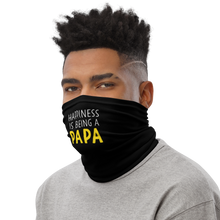 Happiness is Being a Papa (Funny) Face Mask & Neck Gaiter by Design Express