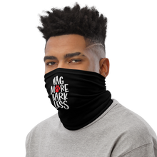 Wag More Bark Less (Dog lover) Funny Face Mask & Neck Gaiter by Design Express