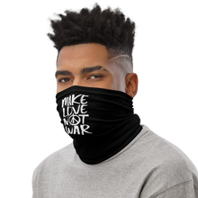 Make Love Not War (Funny) Face Mask & Neck Gaiter by Design Express