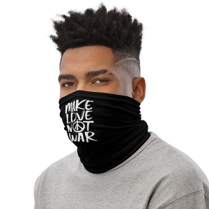 Make Love Not War (Funny) Face Mask & Neck Gaiter by Design Express