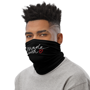 Made With Love (Funny) Face Mask & Neck Gaiter by Design Express