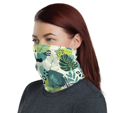 Fresh Tropical Leaf Pattern Face Mask & Neck Gaiter by Design Express