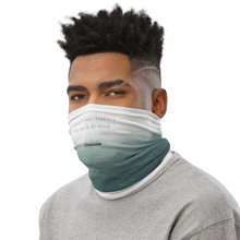 In order to heal yourself, you have to be ocean Face Mask & Neck Gaiter by Design Express