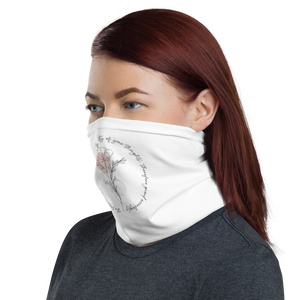 the happiness of your life deppends upon the quality of your thoughts Face Mask & Neck Gaiter by Design Express