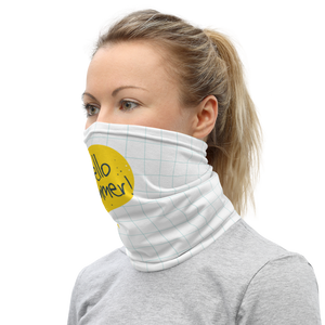 Hello Summer Yellow Face Mask & Neck Gaiter by Design Express