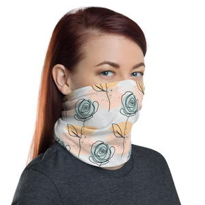 Pasty Flower Line Neck Gaiter by Design Express