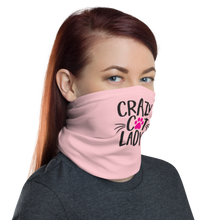 Crazy Cat Lady (Cat Lover) Funny Face Mask & Neck Gaiter by Design Express