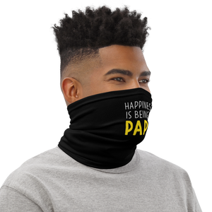 Happiness is Being a Papa (Funny) Face Mask & Neck Gaiter by Design Express