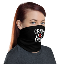 Crazy Dog Lady (Dog lover) Funny Face Mask & Neck Gaiter by Design Express