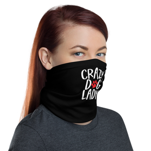 Crazy Dog Lady (Dog lover) Funny Face Mask & Neck Gaiter by Design Express