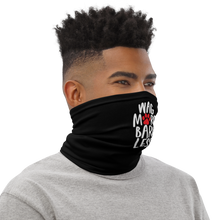 Wag More Bark Less (Dog lover) Funny Face Mask & Neck Gaiter by Design Express