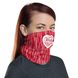 Made With Love (Heart) Face Mask & Neck Gaiter by Design Express