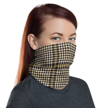 Herringbone Glen Plaid Pattern Face Mask & Neck Gaiter by Design Express