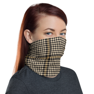 Herringbone Glen Plaid Pattern Face Mask & Neck Gaiter by Design Express