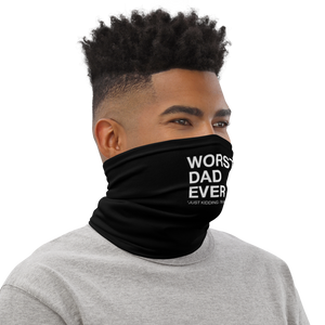 Worst Dad Ever (Funny) Face Mask & Neck Gaiter by Design Express