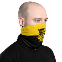 Shit happens when you trust the wrong people (Bold) Face Mask & Neck Gaiter by Design Express