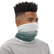 In order to heal yourself, you have to be ocean Face Mask & Neck Gaiter by Design Express