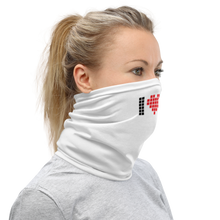 I Heart U Pixel Face Mask & Neck Gaiter by Design Express