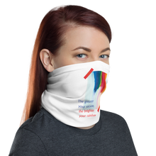 Rainbow Face Mask & Neck Gaiter White by Design Express