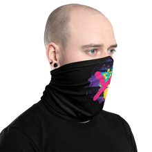 Abstract Series 01 Face Mask & Neck Gaiter Black by Design Express