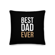 Best Dad Ever Funny Square Premium Pillow by Design Express