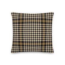 Herringbone Glen Plaid Pattern Premium Pillow by Design Express