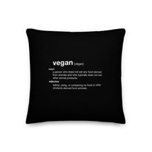 Vegan Dictionary Premium Pillow by Design Express