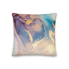 Soft Marble Liquid ink Art Full Print Premium Pillow by Design Express