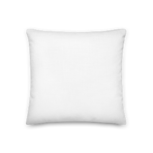 Be the change that you wish to see in the world White Premium Pillow by Design Express