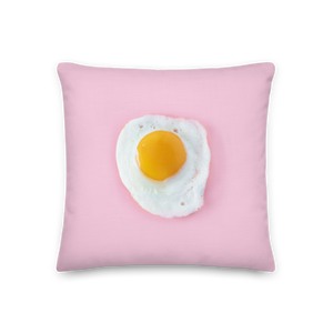 Pink Eggs Premium Square Pillow by Design Express