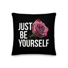 Just Be Yourself Premium Square Pillow by Design Express