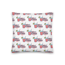 Drink Sweet Summer Premium Pillow by Design Express