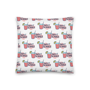 Drink Sweet Summer Premium Pillow by Design Express