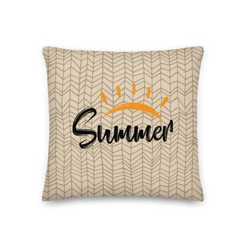 18×18 Summer Square Premium Pillow by Design Express