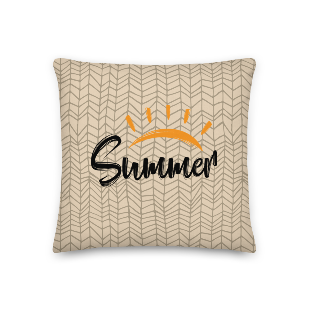 18×18 Summer Square Premium Pillow by Design Express