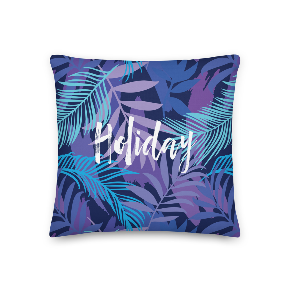 18″×18″ Floral Holiday Square Premium Pillow by Design Express