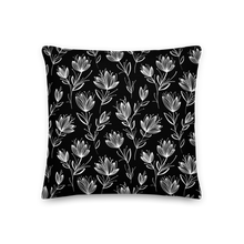 18″×18″ Leaf Line Pattern Square Premium Pillow by Design Express