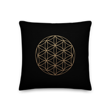 18″×18″ The Flower of Life Premium Pillow by Design Express