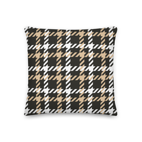 18″×18″ Houndstooth Large Pattern Premium Pillow by Design Express