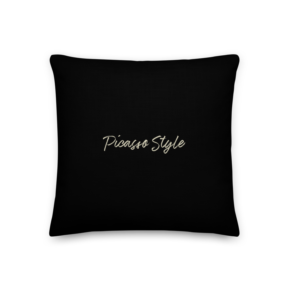 18″×18″ Picasso Line Style Square Premium Pillow by Design Express