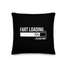 18″×18″ Fart Loading (Funny) Premium Pillow by Design Express