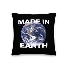 18″×18″ Save Our Planet, Made in Earth Premium Square Pillow by Design Express