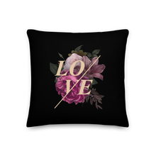 18″×18″ Love Flower Square Premium Pillow by Design Express