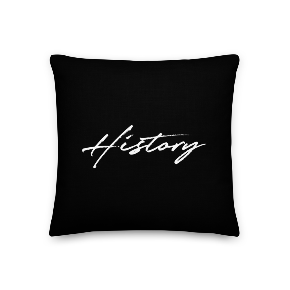 18″×18″ History Premium Pillow by Design Express